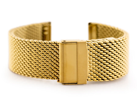 Pacific 10 bracelet - HQ mesh - gold 20mm