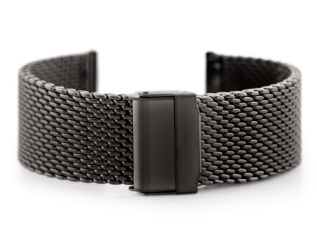 Pacific 10 bracelet - HQ mesh - graphite matte 22mm