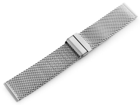 Pacific 10 bracelet - HQ mesh - silver 24mm