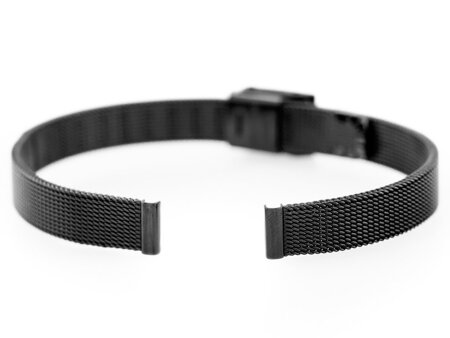 Pacific M4 bracelet - HQ mesh - black 10mm