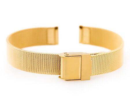 Pacific M4 bracelet - HQ mesh - gold 14mm