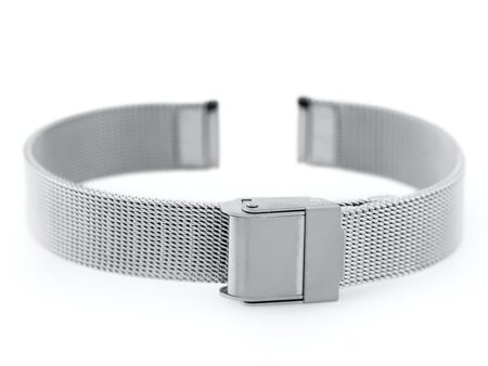 Pacific M4 bracelet - HQ mesh - silver 14mm