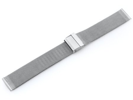 Pacific M6 bracelet - HQ mesh - 18mm silver