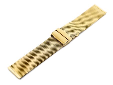 Pacific M8 bracelet - HQ mesh - gold 22mm