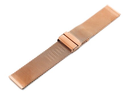 Pacific M8 bracelet - HQ mesh - rosegold 22mm