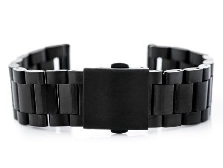 Pacific Model 1 solid bracelet - black 18mm