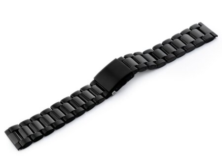 Pacific Model 1 solid bracelet - black 18mm