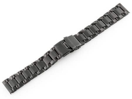 Pacific Model 3 solid bracelet - black 18mm