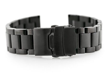 Pacific Model 3 solid bracelet - black 22mm