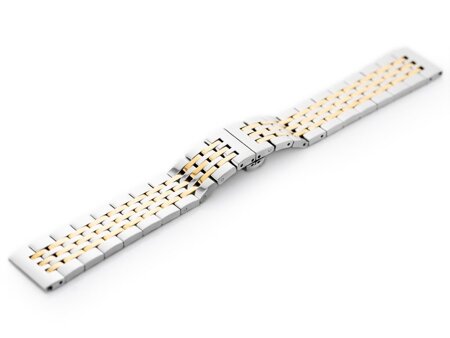 Pacific Model 4 bracelet - silver and gold 20mm