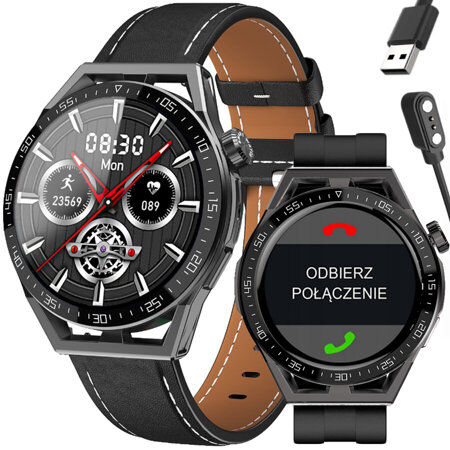 Rubicon RNCE88 MEN'S SMARTWATCH - MAKE CALLS, OWN TARGETS (sr033d)