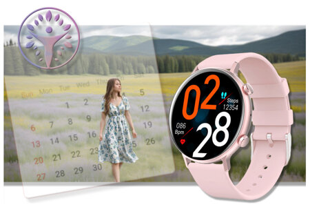 Rubicon RNCE98 WOMEN'S SMARTWATCH - CONNECTIONS, PULSOKSYMETER (sr043a)