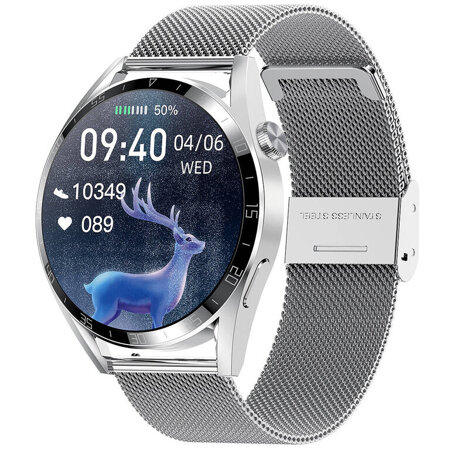 SMARTWATCH MEN'S PACIFIC 42-02 - BLUETOOTH CONNECTIONS, VOICE ASSISTANT (sy035b)