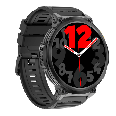 SMARTWATCH MĘSKI GRAVITY GT23-1 - LATARKA, DODATKOWY PASEK  (sg031a)