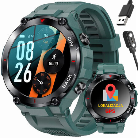 SMARTWATCH MĘSKI GRAVITY GT8-3 - GPS (sg017c)