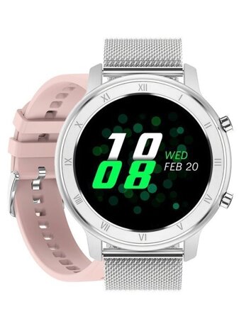 SMARTWATCH Pacific 17-2 Bransoleta - srebrna + dodatkowy PASEK (sy010b)