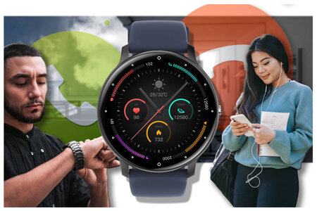 SMARTWATCH UNISEX GRAVITY GT1-1 PRO - BLUETOOTH CONNECTIONS, ADDITIONAL PASSAGE (sg027a)