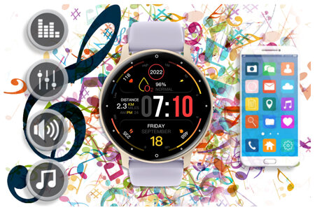 SMARTWATCH UNISEX GRAVITY GT1-8 PRO - BLUETOOTH CONNECTIONS, ADDITIONAL PASSAGE (sg027h)