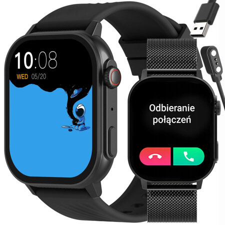 SMARTWATCH UNISEX GRAVITY GT15-1 - BLUETOOTH CONNECTIONS, ADDITIONAL PASSAGE (sg029a)