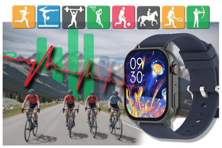 SMARTWATCH UNISEX GRAVITY GT15-4 - BLUETOOTH CONNECTIONS, ADDITIONAL PASSAGE (sg029d)