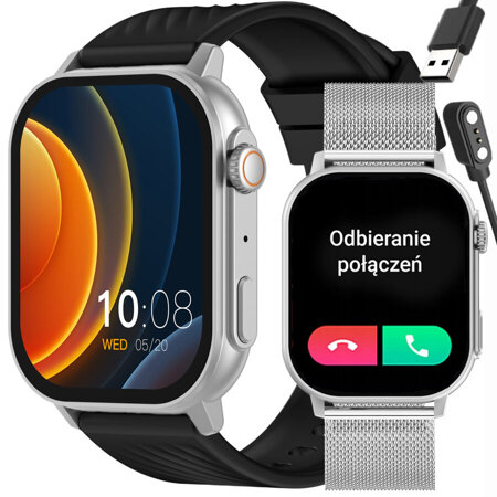 SMARTWATCH UNISEX GRAVITY GT15-9 - BLUETOOTH CONNECTIONS, ADDITIONAL PASSAGE (sg029i)