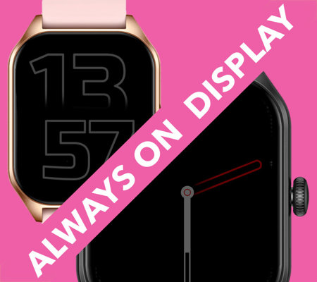 SMARTWATCH UNISEX Rubicon RNCF03 - BLUETOOTH CONNECTIONS, ALWAYS ON DISPLAY (sr049e)