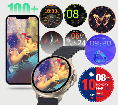 SMARTWATCH UNISEX Rubicon RNCF15 - BLUETOOTH CALL, WIRELESS CHARGING (sr057a)