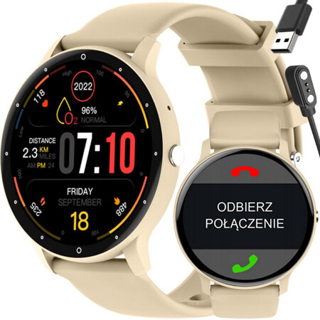 SMARTWATCH UNISEX Rubicon RNCF16 - BLUETOOTH CALL, GOOGLE FIT TRAINING (sr058a)