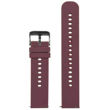 U27 rubber watch strap - purple/black - 18mm