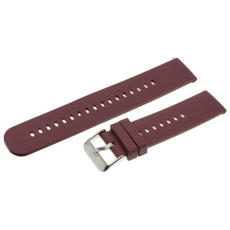 U27 rubber watch strap - purple/silver - 18mm