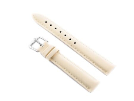 W94 leather watch strap - cream - 10mm