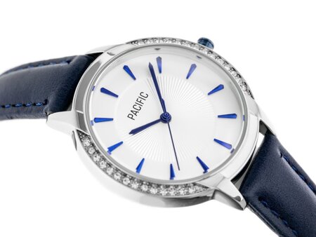 WOMEN'S WATCH PACIFIC X6167 - strap - navy blue (zy661b)