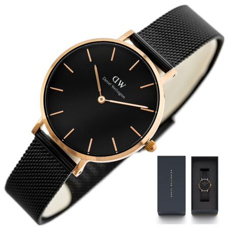 ZEGAREK DAMSKI DANIEL WELLINGTON DW00100201 - PETITE ASHFIELD (zw500d)