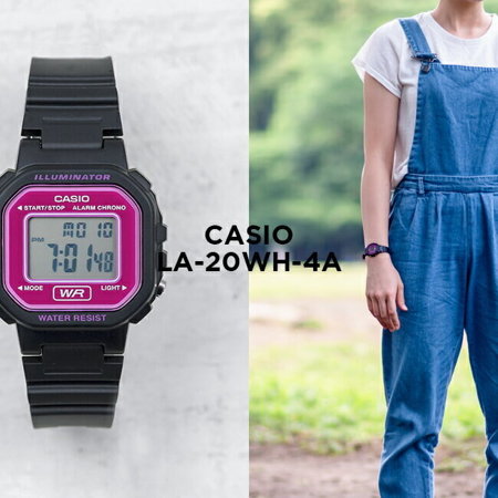 ZEGAREK DZIECIĘCY CASIO LA-20WH-4ADF  + BOX