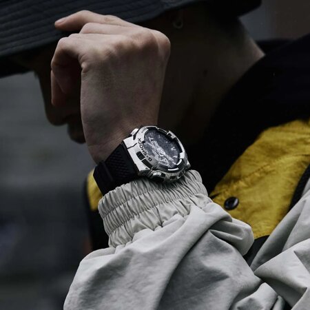 ZEGAREK MĘSKI CASIO G-SHOCK G-STEEL Premium GM-110-1AER (zd127a)