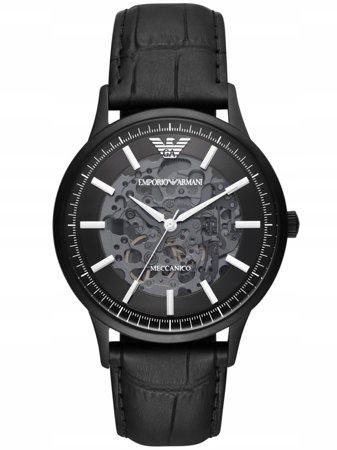 Zegarek męski EMPORIO ARMANI SKELETON AUTOMATIC AR60042 (zi055c)