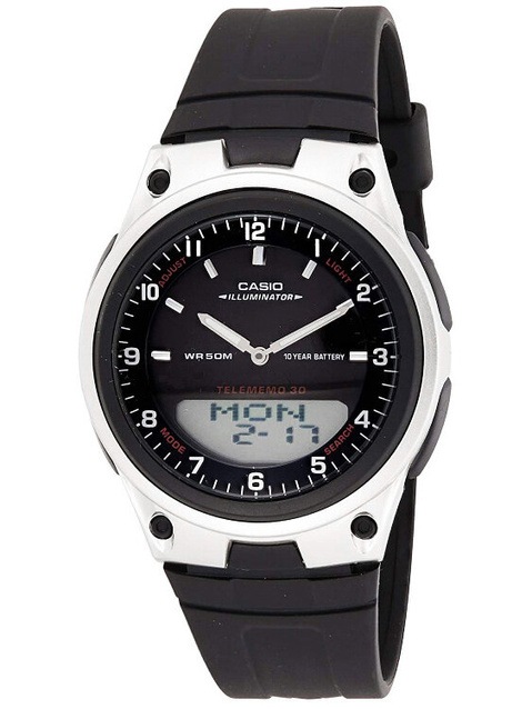 CASIO MEN'S WATCH AW-80 1AV (zd019e) + BOX