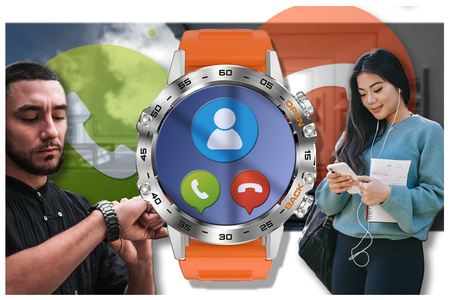 GRAVITY GT9-9-MEN'S SMARTWATCH- MAKING CALLS, PRESSURE METER (sg021i)