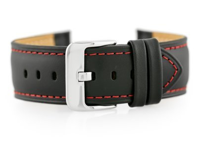 BISSET BS-159 leather watch strap - 22mm