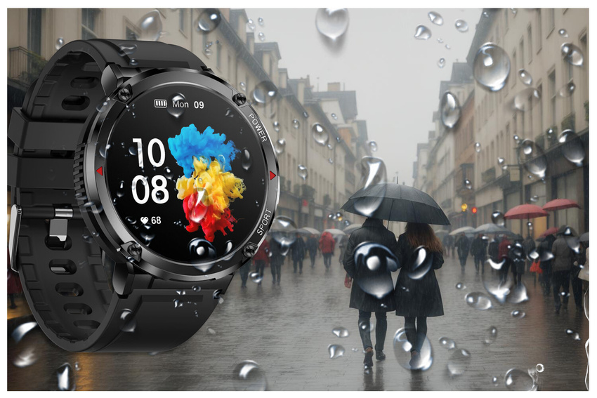 SMARTWATCH MĘSKI GRAVITY GT21-3 - BLUETOOTH CALL, DODATKOWY PASEK (sg025c)