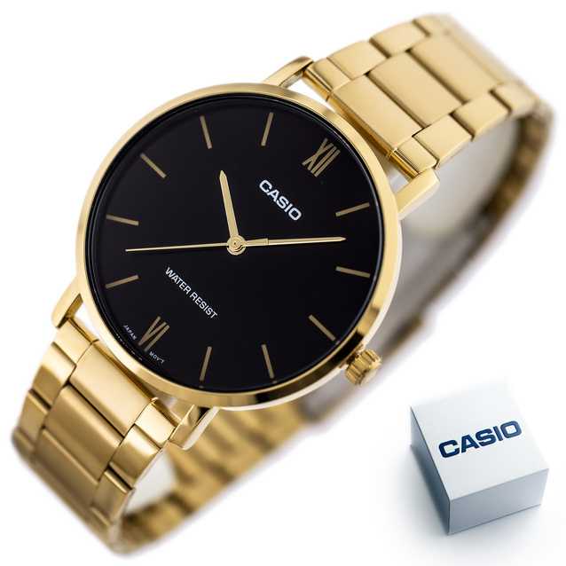 Casio Men's Watch MTP-VT01G-1B + BOX