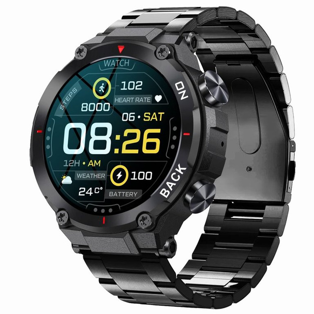 SMARTWATCH MĘSKI GRAVITY GT8-2 - z GPS (sg017b)