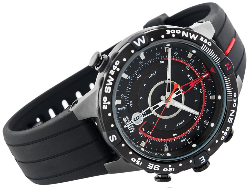 TIMEX MEN'S WATCH T2N720 - COMPASS AND THERMOMETER (zt110a)