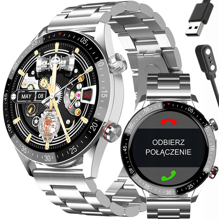 GRAVITY GT4-3 MEN'S SMARTWATCH - MAKING CALLS, STEPWATCH (sg023c)