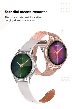 SMARTWATCH DAMSKI PACIFIC 18-6 - DWA PASKI: Różowy / Biały (sy015f)