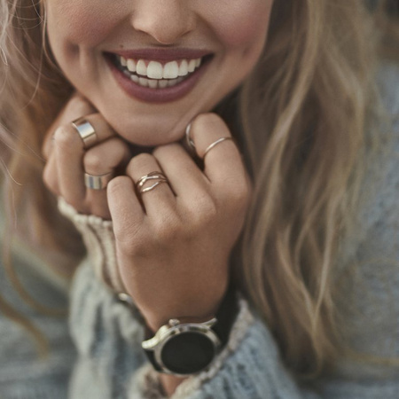 SMARTWATCH G. Rossi SW017-8 silver/white (sg011b)