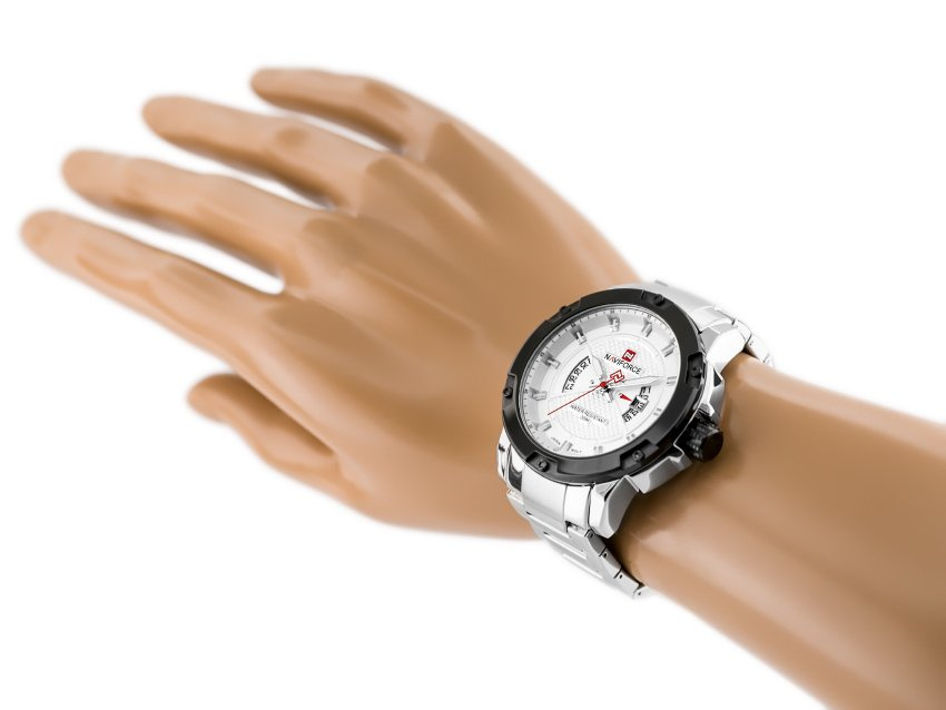 NAVIFORCE MEN'S WATCH - MERCURY (zn038a) - silver