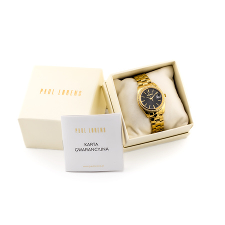 PAUL LORENS WOMEN'S WATCH - PL20001B-1D1 (zg570c) + BOX