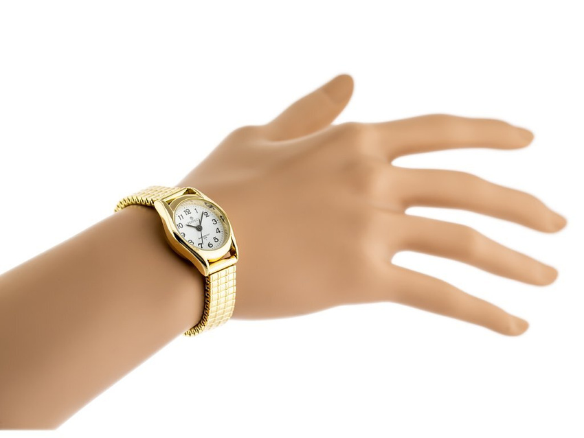 ZEGAREK DAMSKI PERFECT X133 (zp880b) gold - gumka