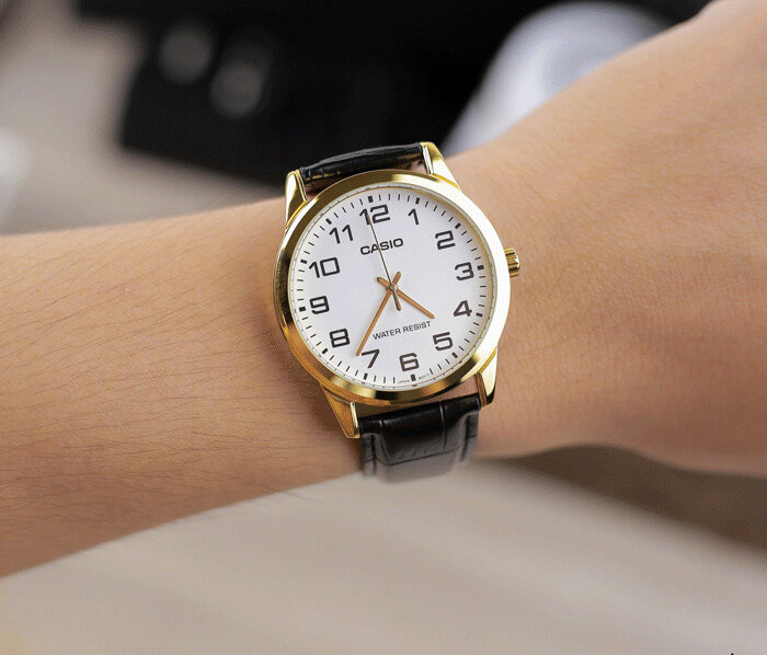 CASIO MEN'S WATCH MTP-V001GL-7B (zd080a) + BOX